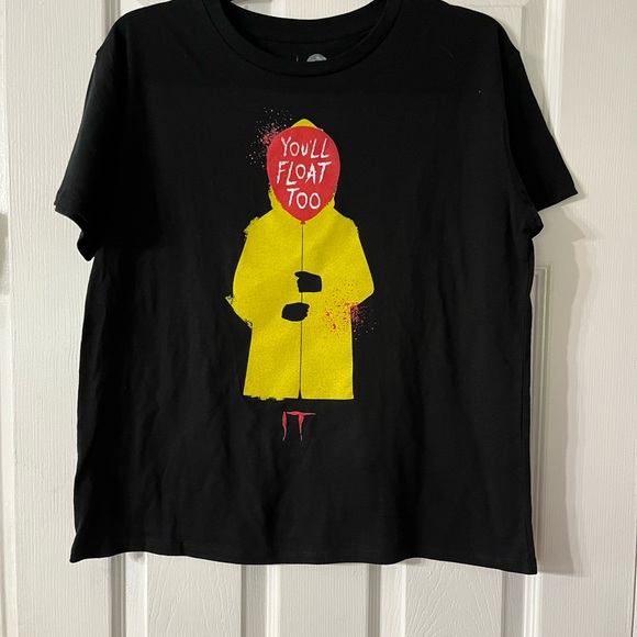 It Movie Women’s Black Shirt Medium “you’ll Float Too”. 50% cotton, 40% - Picture 8 of 15